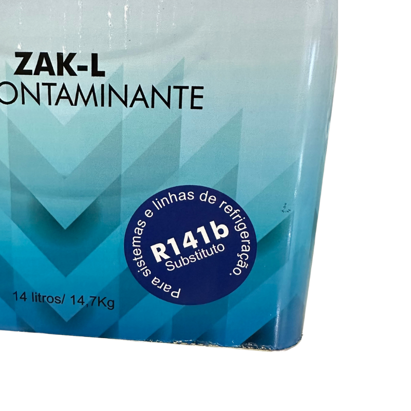 Tambor Fluído Refrigerante Descontaminante 14kg (substituto do 141b - para limpeza) |  ZAK - L